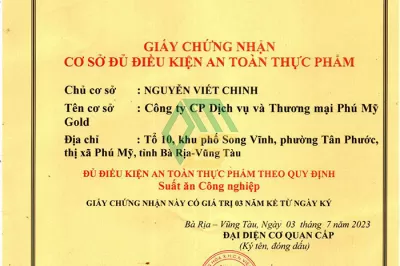 Các Tiêu Chuẩn An Toàn Thực Phẩm Trong Suất Ăn Công Nghiệp